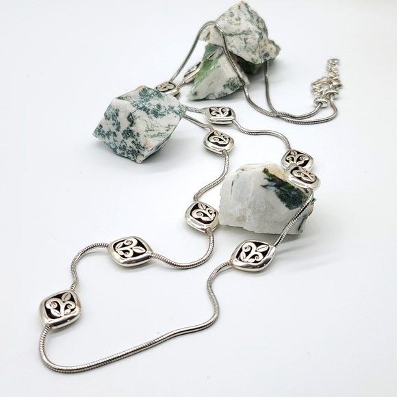 Brighton Jewelry - Brighton "EVE'S MAGIC" XL Layering Necklace w/ Abstract Diamond Stations